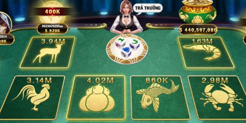 Bộ dụng cụ và cách tính thưởng trong Bầu Cua
